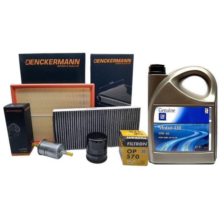 5L OLEJ + ZESTAW FILTRÓW OPEL VECTRA B 1.6 1.8 2.0