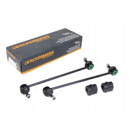 2X ŁĄCZNIK STABILIZATORA + GUMY OPEL CORSA D E !