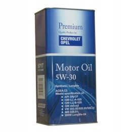 OLEJ SYNTETYCZNY SYNTETYK OPEL DEXOS 2 5W-30 5L