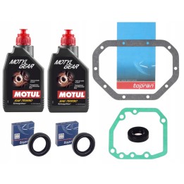 ZESTAW REMONTOWY USZCZELKI + USZCZELNIACZE OLEJ F13 F17 MOTUL