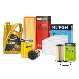ZESTAW FILTRÓW + OLEJ 5W30 VW PASSAT TIGUAN GOLF SEAT SKODA TOURAN 1.9 2.0D