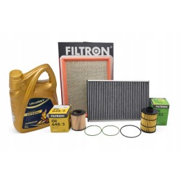 OPEL ASTRA H 1.9 CDTI ZESTAW 4X FILTRÓW FILTRON + OLEJ 5W30 5L ULTRAWAY