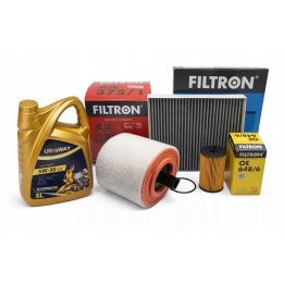 FILTRON ZESTAW FILTRÓW + OLEJ 5W30 do OPEL ASTRA K 2016- 1.6Turbo