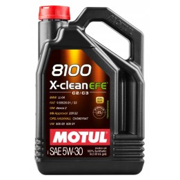 MOTUL OLEJ MOTUL 5W30 5L X-CLEAN 8100 EFE C2/C3