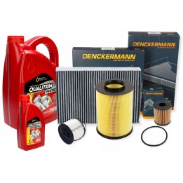6L QUALITIUM 5W30 OLEJ + ZESTAW FILTRÓW C-MAX KUGA FOCUS III 2.0TDCI