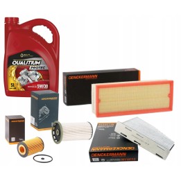 OLEJ 5W30 5L 4X FILTR VW BEETLE CADDY GOLF VI JETTA IV SCIROCCO III 2.0 TDI