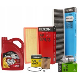 5L OLEJ 5W30 QUALITIUM ZESTAW FILTRÓW FORD MONDEO III MK3 1.8 2.0