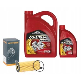 6L OLEJ 5W30 + FILTR OLEJU BMW F10 F11 F20 F30 F82 E90 E92 E87