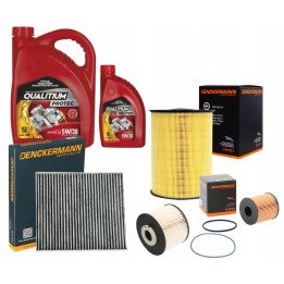 6L OLEJ 5W30 QUALITIUM + ZESTAW 4X FILTRÓW FOCUS III MK3 KUGA II C 2.0TDCI