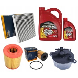 OLEJ 6L 5W30 + ZESTAW FILTRÓW MONDEO IV GALAXY S-MAX 2.2 TDCI