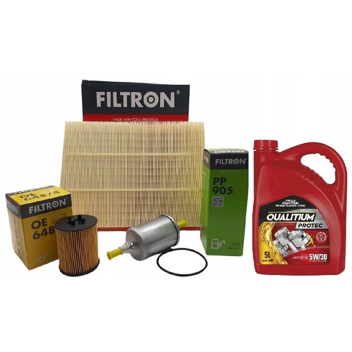FILTRON ZESTAW FILTRÓW + OLEJ 5W30 OPEL ZAFIRA ASTRA G 1.8 16V