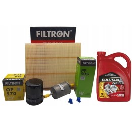 FILTRON ZESTAW FILTRÓW + OLEJ 5W30 OPEL ZAFIRA A ASTRA G 1.4 1.6 16V