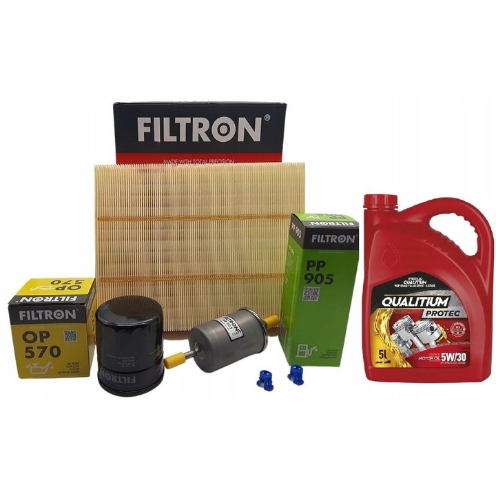FILTRON ZESTAW FILTRÓW + OLEJ 5W30 OPEL ZAFIRA A ASTRA G 1.4 1.6 16V
