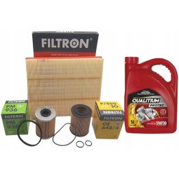 FILTRON ZESTAW FILTRÓW + OLEJ 5W30 SYNTETYK do OPEL ASTRA II G 1.7 DI DTI