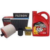 FILTRON ZESTAW FILTRÓW + OLEJ 5W30 do OPEL ASTRA K 1.0 1.4 Turbo