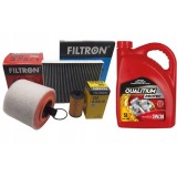 FILTRON ZESTAW FILTRÓW + OLEJ 5W30 do OPEL ASTRA K 2016- 1.6Turbo