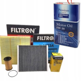 FILTRON ZESTAW FILTRÓW + OLEJ 5W30 DEXOS OPEL ASTRA J IV 1.4T / 1.4 1.6 16V