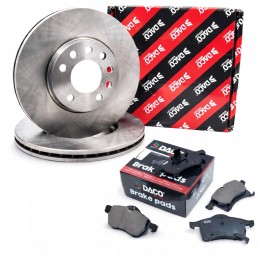 OPEL ASTRA H MERIVA ZAFIRA B - TARCZE KLOCKI HAMULCOWE PRZÓD 280MM 5 ŚRUB