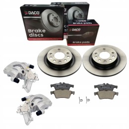 2X ZACISKI TARCZE KLOCKI TYŁ SAAB OPEL SIGNUM VECTRA C 278MM PEŁNE