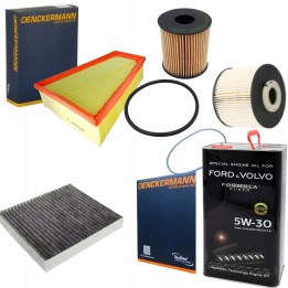 ZESTAW FILTRÓW + OLEJ 5W30 FORD MONDEO IV MK4 GALAXY S-MAX 2.0 TDCI POLIFT