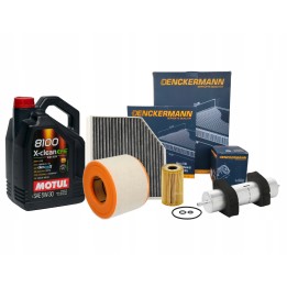 MOTUL 5W30 5L ZESTAW FILTRÓW AUDI A6 C7 2.0 TDI 136 KM 163KM 177KM