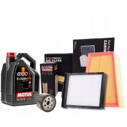 OLEJ 5W30 MOTUL 5L ZESTAW FILTRÓW RENAULT MEGANE II 1.6 2.0 16V