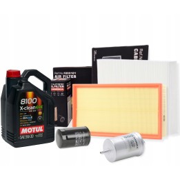 OLEJ 5W30 MOTUL ZESTAW FILTRÓW VW GOLF IV BORA 1.6 1.8 AUDI A3 8L