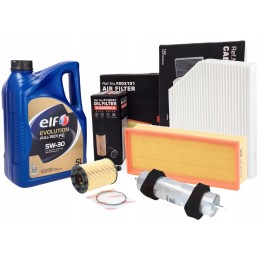 ELF 5W30 5L ZESTAW 4X FILTRÓW AUDI A4 B8 A5 Q5 2.0 TDI CAGA CAGB CAGC