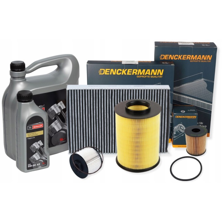 6L MOTORCRAFT 5W30 OLEJ + ZESTAW FILTRÓW C-MAX KUGA FOCUS III 2.0TDCI