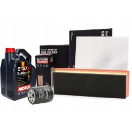 ZESTAW FILTRÓW OLEJ 5W30 MOTUL FIAT GRANDE PUNTO FIORINO 1.2 1.4 ALFA MITO