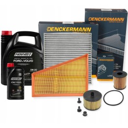 OLEJ 6L 5W30 FANFARO ZESTAW FILTRÓW FORD GALAXY II S-MAX 2.0 TDCI PRZEDLIFT