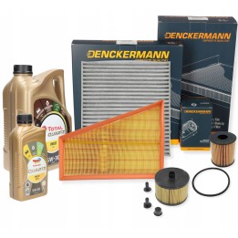OLEJ 6L 5W30 TOTAL ZESTAW FILTRÓW FORD GALAXY II S-MAX 2.0 TDCI PRZEDLIFT