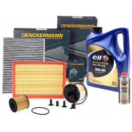 OLEJ ELF FULLTECH 5W30 5L 4X ZESTAW FILTRÓW PEUGEOT 307 CITROEN C4 2.0HDI