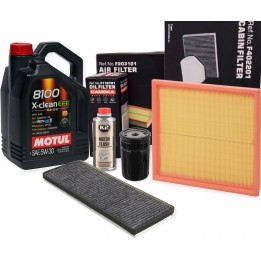 OLEJ 5W30 MOTUL EFE 5L ZESTAW FILTRÓW VW PASSAT AUDI A4 B5 1.6 1.8 1.8T