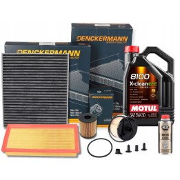 OLEJ 5W30 MOTUL EFE ZESTAW FILTRÓW CITROEN C5 III PEUGEOT 407 2.0HDI
