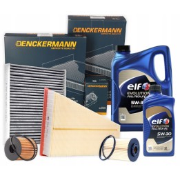 OLEJ 5W30 6L ELF ZESTAW FILTRÓW do FORD MONDEO IV 2.0 TDCI PRZEDLIFT