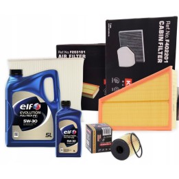 OLEJ 5W30 6L ELF FULLTECH ZESTAW FILTRÓW FORD GALAXY MONDEO MK4 IV 2.0 TDCI