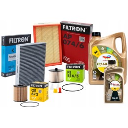 OLEJ 5W30 6L TOTAL INEO ECS ZESTAW FILTRÓW FORD FOCUS II MK2 CMAX 2.0TDCI