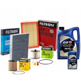 OLEJ 5W30 6L ELF FULL-TECH ZESTAW FILTRÓW FORD FOCUS II MK2 CMAX 2.0TDCI