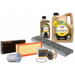 OLEJ 5W30 6L TOTAL INEO ECS + ZESTAW FILTRÓW FORD MONDEO III MK3 2.0 TDCI