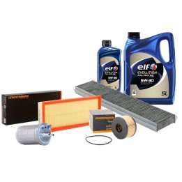 OLEJ 5W30 6L ELF FULL-TECH + ZESTAW FILTRÓW FORD MONDEO III MK3 2.0 TDCI