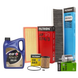 5L OLEJ 5W30 ELF FULL-TECH ZESTAW FILTRÓW FORD MONDEO III MK3 1.8 2.0