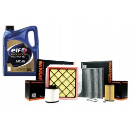 OLEJ 5W30 ELF FULL-TECH ZESTAW FILTRÓW OPEL MERIVA B 10- 1.6CDTI