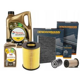 6L TOTAL INEO ECS 5W30 4X FILTRY FORD FOCUS II C-MAX 1.8TDCI LIFT