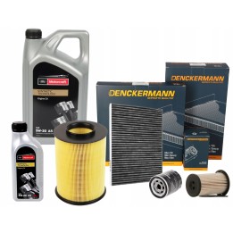 6L FANFARO 5W30 4X FILTRY FORD FOCUS II C-MAX 1.8TDCI LIFT