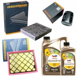 6L OLEJ 5W30 TOTAL + ZESTAW FILTRÓW MONDEO V MK5 GALAXY S-MAX EDGE 2.0TDCI