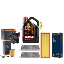 5L 5W30 OLEJ MOTUL 4X FILTR CITOREN BERLINGO PICASSO PEUGEOT PARTNER 1.6HDI