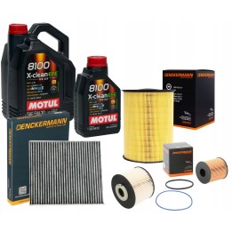 6L OLEJ 5W30 MOTUL + ZESTAW 4X FILTRÓW FOCUS III MK3 KUGA II C 2.0TDCI