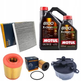 OLEJ 6L 5W30 MOTUL + ZESTAW FILTRÓW MONDEO IV GALAXY S-MAX 2.2 TDCI