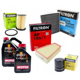 OLEJ 6L 5W30 MOTUL 4X FILTRY FORD MONDEO IV S-MAX GALAXY 1.8 TDCI